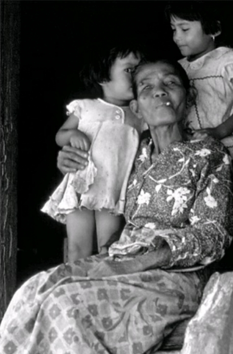Minangkabau woman and girls